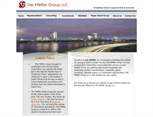 Tablet Screenshot of pfeffergroupllc.com
